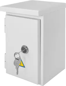 Корпус e.mbox.stand.n.04.z металлический, под 4мод., герметичный IP54, навесной, с замком №1