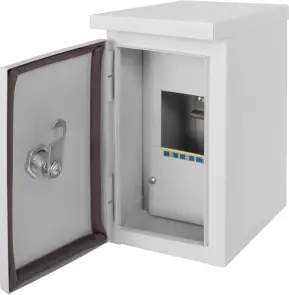Корпус e.mbox.stand.n.04.z металлический, под 4мод., герметичный IP54, навесной, с замком №2