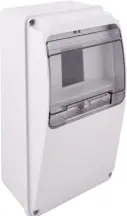 Корпус ударопрочный из АБС-пластика e.plbox.industrial.130x240x105.6m передняя наклонная панель IP54