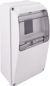 Корпус удароміцний з АБС-пластика e.plbox.industrial.130x240x105.6m передня панель похила IP54 №1