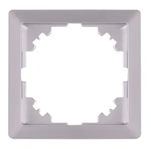 Рамка e.lux.10024L.1.fr.aluminium 1-местная, "алюминий" №1