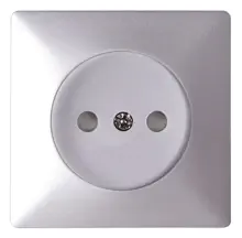 Панель e.lux.12211L.pn.aluminium до розетки без з/к "алюміній"