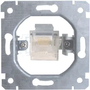 Механізм e.mz.16112.rj.45 розетки одинарної комп'ютерної під Jack RJ45 №1