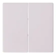 Клавиша e.lux.11021L.pn.white двойная белая
