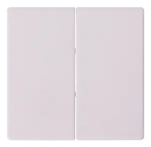 Клавіша e.lux.11021L.pn.white подвійна біла №1