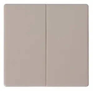 Клавіша e.lux.11021L.pn.ivory подвійна "слонова кістка" №1