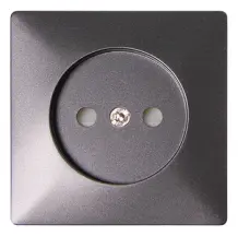 Панель e.lux.12211L.pn.anthracite к розетке без с/и, "антрацит"