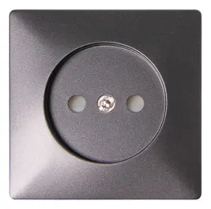 Панель e.lux.12211L.pn.anthracite к розетке без с/и, "антрацит" №1