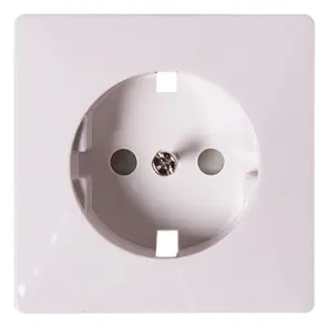 Панель e.lux.12311L.pn.white для розетки з з/к SHUKO, біла №1