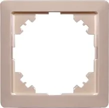 Рамка e.lux.10024L.1.fr.ivory 1-местная, "слоновая кость"