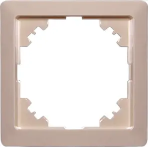Рамка e.lux.10024L.1.fr.ivory 1-містна, "слонова кістка" №1