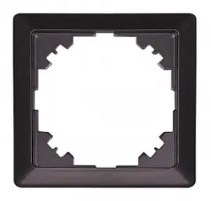 Рамка e.lux.10024L.1.fr.anthracite 1-містна, "антрацит" №1
