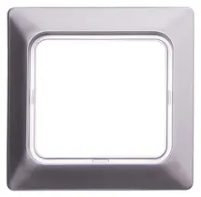 Рамка e.lux.12094L.1.fr.wp.aluminium для влагозащищенной розетки, "алюминий"