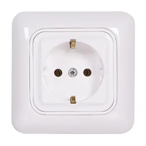 Розетка з з/к, зовнішній монтаж, 250В S, 16A 2P+Z №1