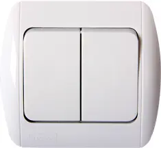Выключатель e.install.stand.812 двухклавишный