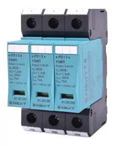ПЗІП e.PO I 3 e 280V/7kA клас I+II+III, 3 полюси №1