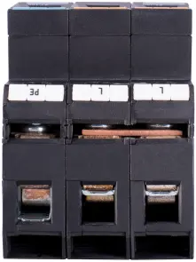 Комбінований ПЗІП e.POmI.1+1 LCF 50/25, клас I+II+III, 1 полюс + N-PE, моноблок №6