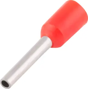 Ізольований наконечник втулковий e.terminal.stand.e0306.red 0.25 кв.мм, червоний, 100шт №2