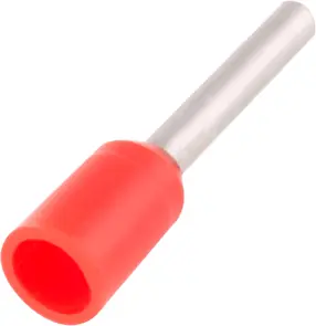Ізольований наконечник втулковий e.terminal.stand.e0306.red 0.25 кв.мм, червоний, 100шт №3