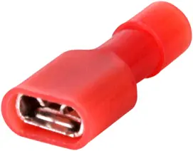 Наконечник-з'єднувач ізольований серії FN e.terminal.stand.fdfn1.25.250.red (fn.f.0,5.1,5) 0,5-1,5 кв.мм "мама", 100шт