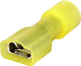 Наконечник-соединитель изолированный серии FN e.terminal.stand.fdfn5.5.250.yellow (fn.f.4.6) 4-6 кв.мм "мама", 100шт