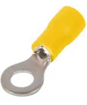 Изолированный наконечник e.terminal.stand.rv2.2.5.yellow 1.5-2.5 кв.мм, желтый, 100шт