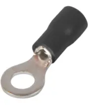 Изолированный наконечник e.terminal.stand.rv3.3,5.5.black 2.5-4 кв.мм, черный, 100шт