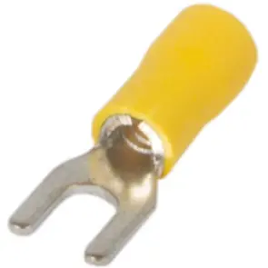Изолированный вилочный наконечник e.terminal.stand.sv.2.5.yellow 1.5-2.5 кв.мм, желтый, 100шт №1