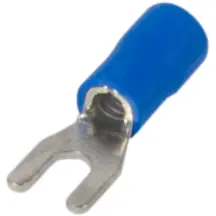 Ізольований наконечник вилковий e.terminal.stand.sv.2.5.blue 1.5-2.5 кв.мм, синій, 100шт