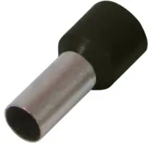 Изолированный втулочный наконечник e.terminal.stand.e7508.black 0.75 кв.мм, черный, 100шт
