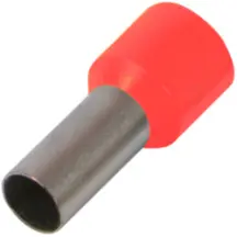 Изолированный втулочный наконечник e.terminal.stand.e1508.red 1,5 кв.мм, красный, 100шт