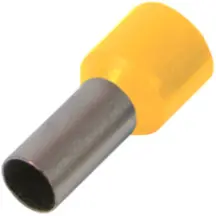 Изолированный втулочный наконечник e.terminal.stand.e2508.yellow 2,5 кв.мм, желтый, 100шт