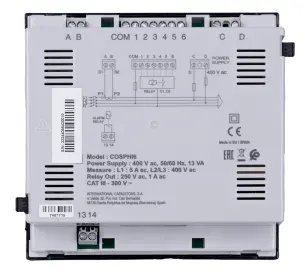 Регулятор реактивной мощности COSPHI-6C (на 6 ступеней) 400В №2