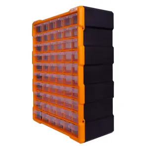 Органайзер пластиковый, e.toolbox.pro.22, 24" 60-секционный 381х157х475мм №1
