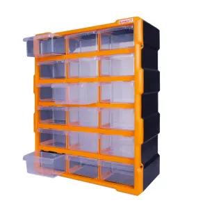 Органайзер пластиковый, e.toolbox.pro.24, 24" 18-секционный 381х157х475мм №1