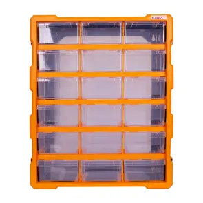 Органайзер пластиковый, e.toolbox.pro.24, 24" 18-секционный 381х157х475мм №2