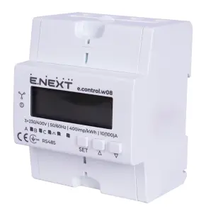 Лічильник трифазний e.control.w08 10(100)А електронний клас 1.0 (некомерц.) RS485 №2