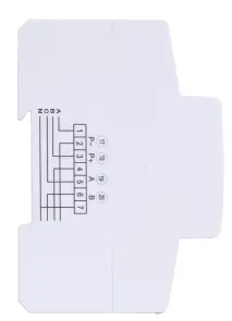 Лічильник трифазний e.control.w08 10(100)А електронний клас 1.0 (некомерц.) RS485 №3