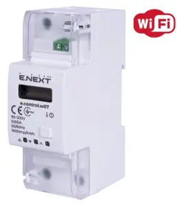 Лічильник однофазний e.control.w07 5(65)А електронний клас 1.0 (некомерц.) багатофункціональний №1