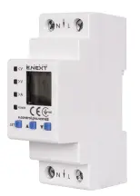 Реле контролю напруги та струму однофазне 63А з індикацією e.control.pro.vcm63