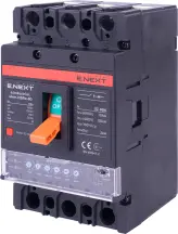 Силовой автоматический выключатель e.industrial.ukm.125Re.80 с электронным расцепителем, 3р, 80А