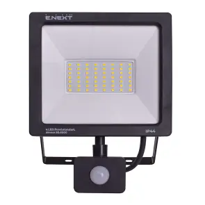 Прожектор світлодіодний з датчиком руху e.LED.flood.stand.sensor.50.6000, 50Вт, 6000К №2