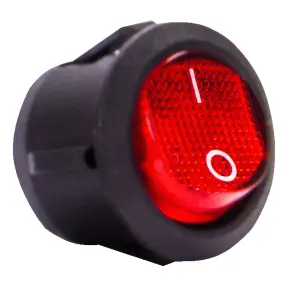 Переключатель клавишный e.switch.key.01, 3 pin, с индикацией №1