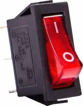 Переключатель клавишный e.switch.key.03, 3 pin, с индикацией