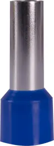 Изолированный втулочный наконечник e.terminal.stand.e25-22.blue 20.5 кв.мм, синий, 100шт №2