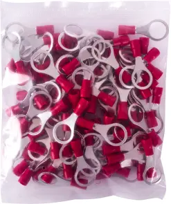 Изолированный наконечник e.terminal.stand.rv2.2.10.red 1.5-2.5 кв.мм, красный, 100шт №3