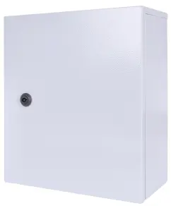 Корпус металевий e.mbox.stand.p.50.40.25 IP54 з монтажною панеллю (500x400x250) №1