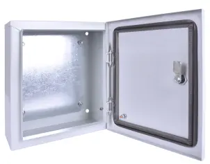 Корпус металевий e.mbox.stand.p.50.40.25 IP54 з монтажною панеллю (500x400x250) №4