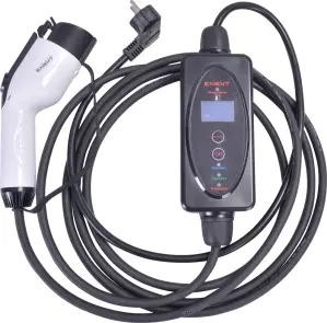 Переносна зарядна станція e.charge.portable.T1-SCHUKO.1L3 230В, 6-16А, роз'єм: SCHUKO/Т1, довжина:1м/4м №1
