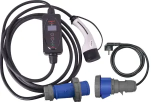 Переносна зарядна станція e.charge.portable.T2-CEE.1L7 230В, 6-32А, роз'єм: СEЕ/Т2, довжина:1м/4м №1